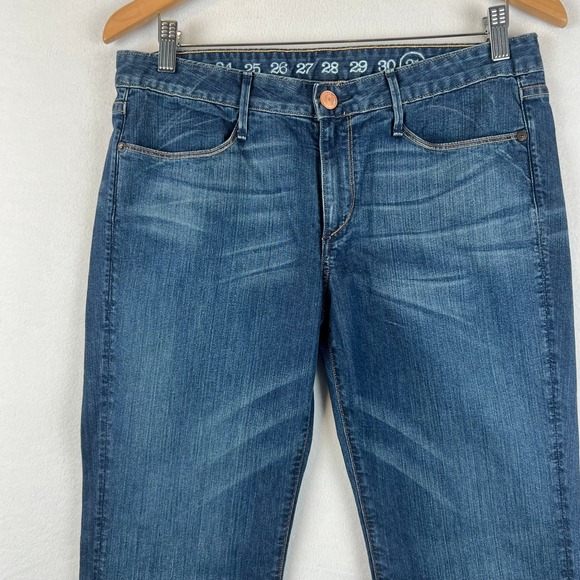 Vintage Earnest Sewn Bootcut‎ Jeans Womens 31 Keaton Dark Wash Denim y2k 90s - Picture 2 of 11